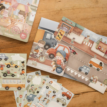 Livro de Autocolantes - Jim & Friends | Little Dutch.