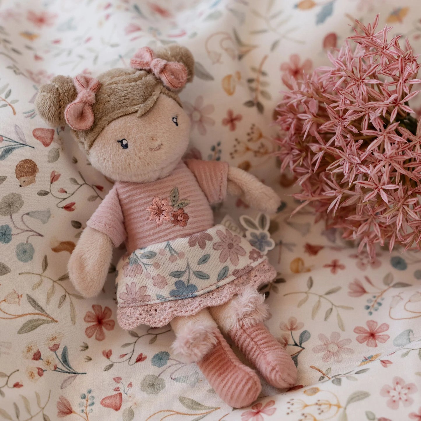 Boneca de Pano - Rosa 10 CM | Little Dutch