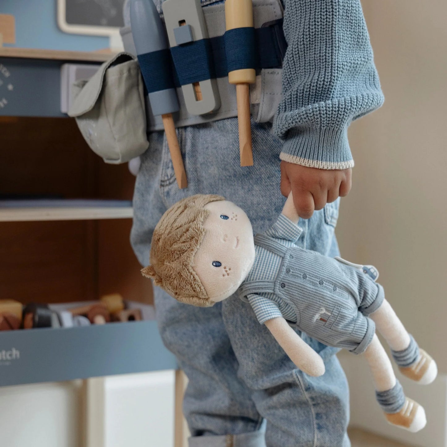 Boneco de Pano - Jim Tools 35cm | Little Dutch