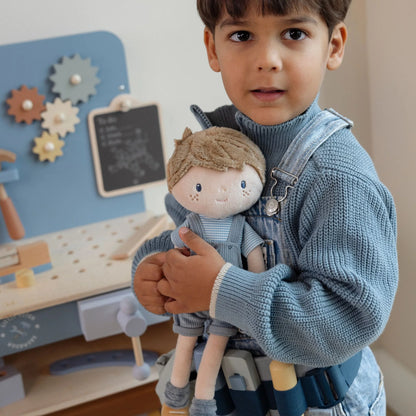Boneco de Pano - Jim Tools 35cm | Little Dutch