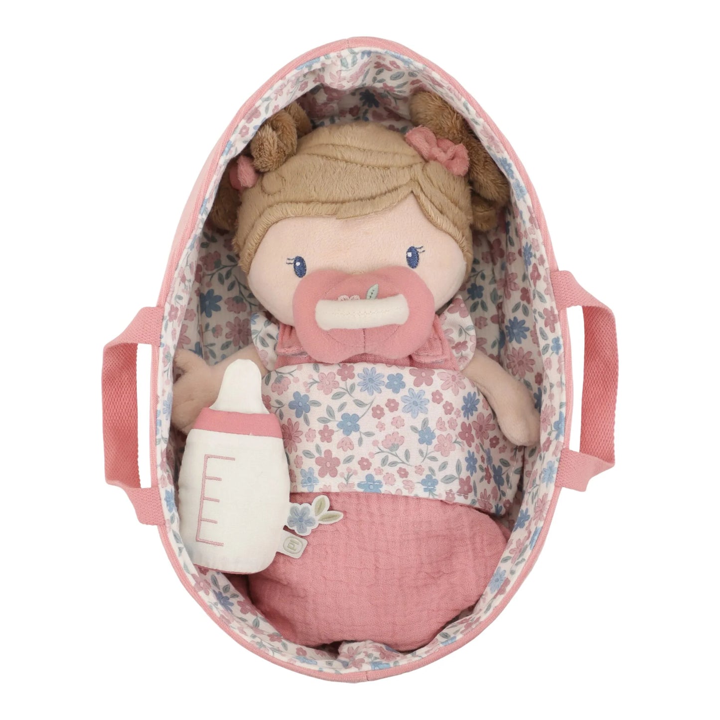 Boneca Rosa com Alcofa | Little Dutch