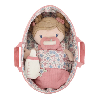 Boneca Rosa com Alcofa | Little Dutch