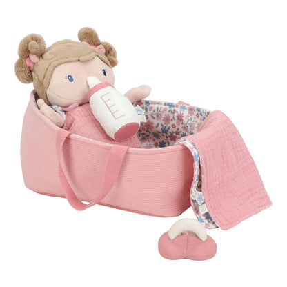 Boneca Rosa com Alcofa | Little Dutch