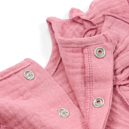 Vestido Sem Mangas Rosa | Little Dutch