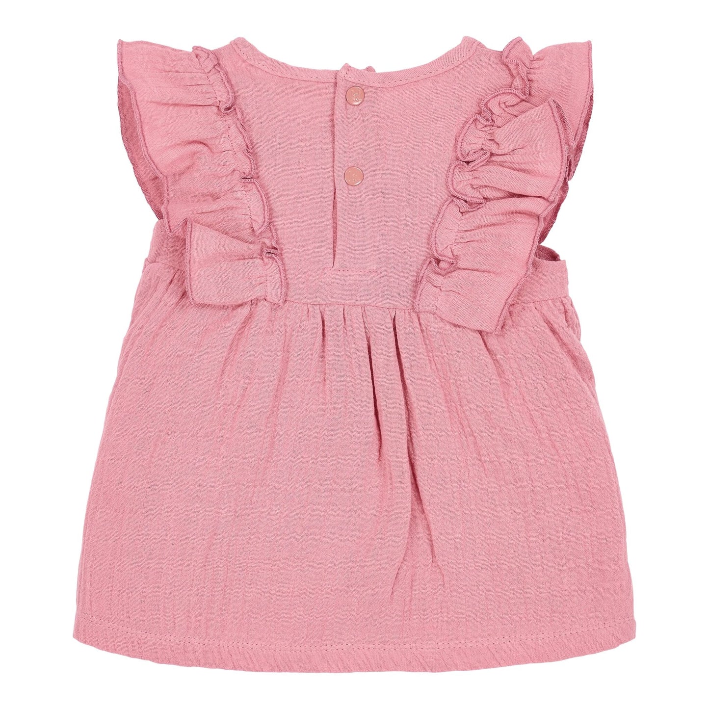 Vestido Sem Mangas Rosa | Little Dutch