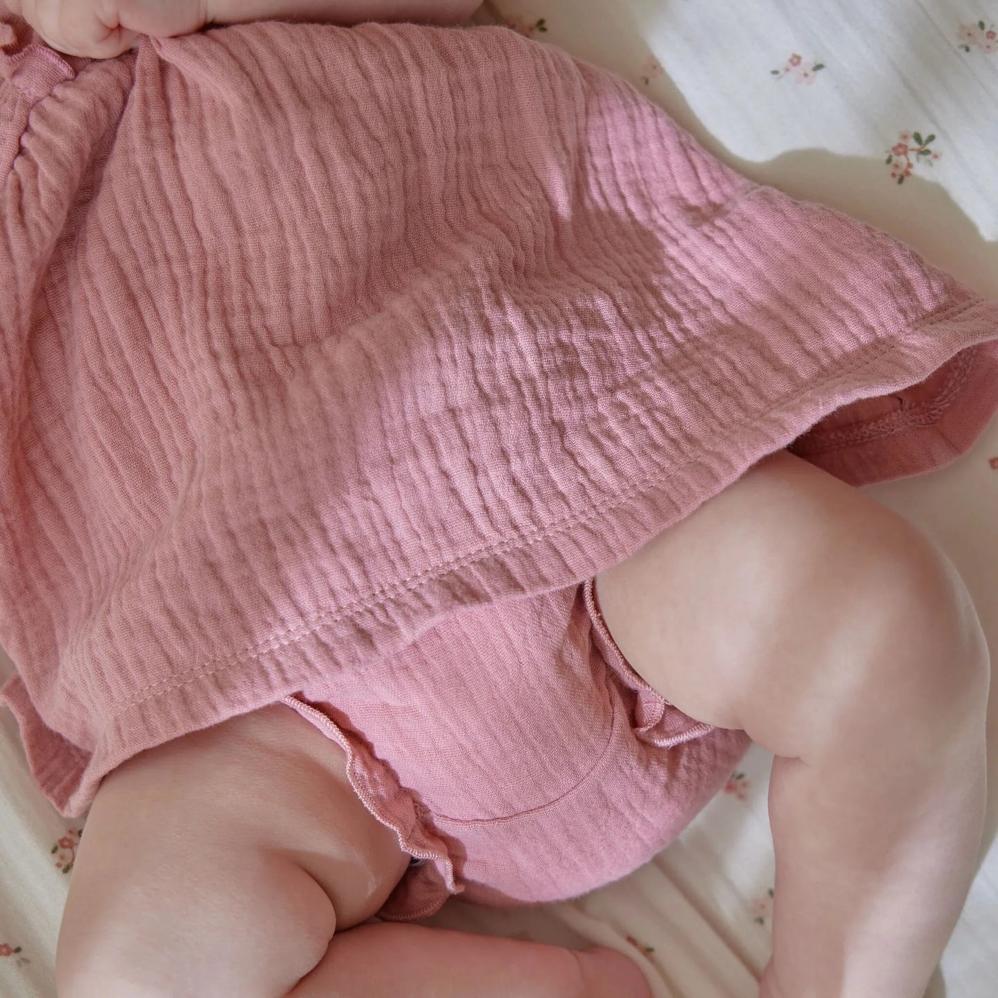 Vestido Sem Mangas Rosa | Little Dutch