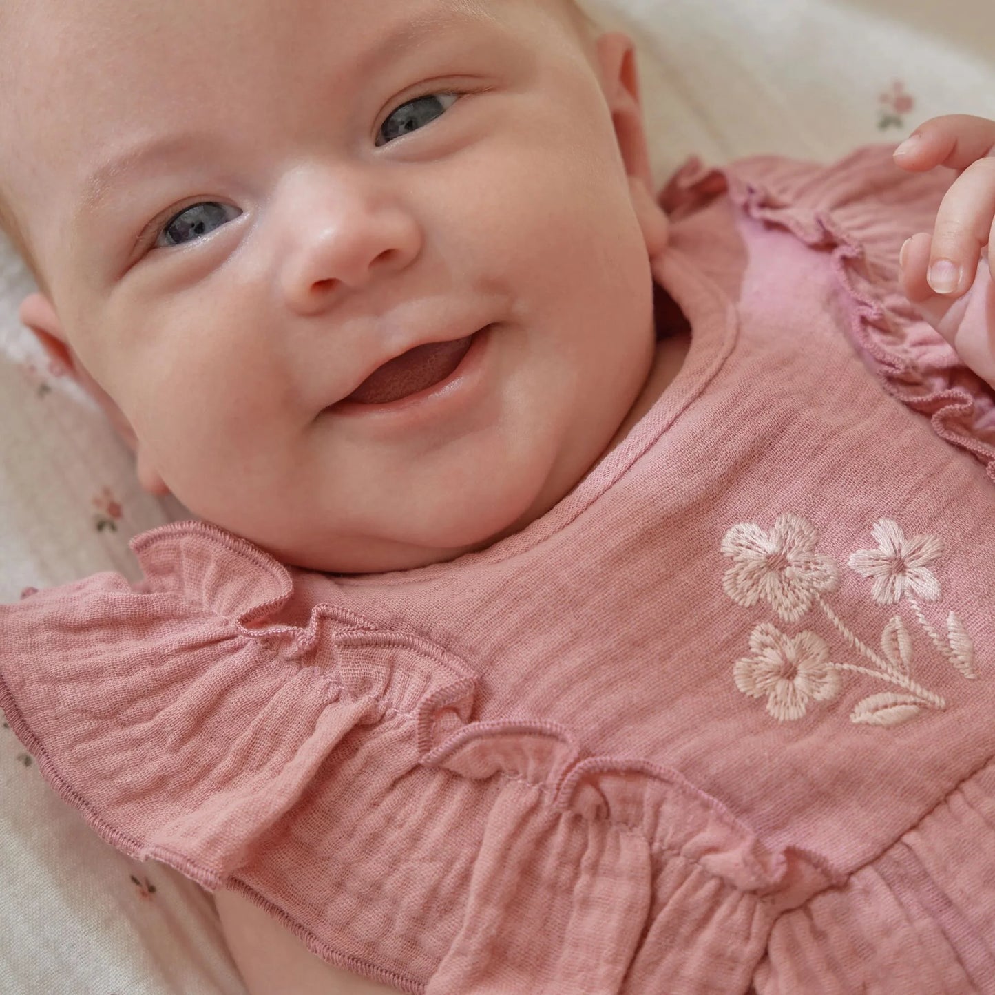 Vestido Sem Mangas Rosa | Little Dutch