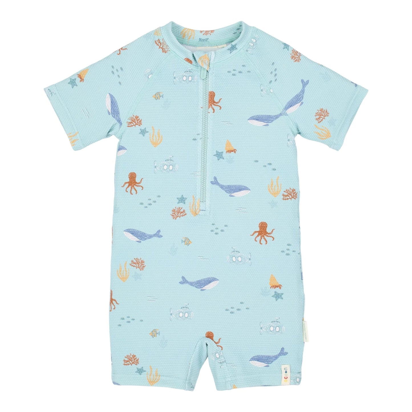 Fato de Banho Manga Curta - Ocean Friends | Little Dutch