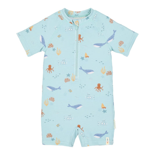 Fato de Banho Manga Curta - Ocean Friends | Little Dutch