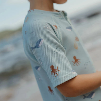Fato de Banho Manga Curta - Ocean Friends | Little Dutch