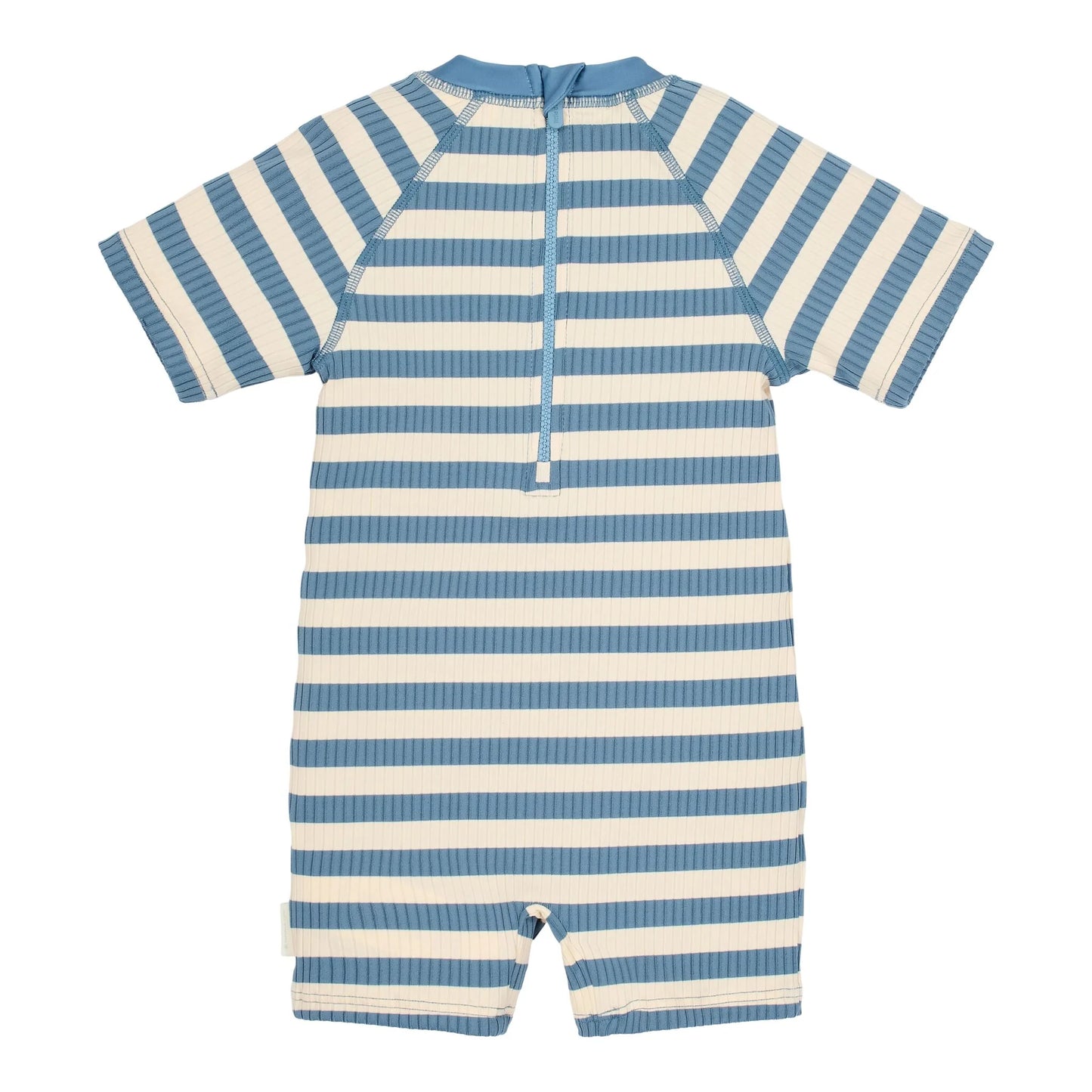 Fato de Banho Manga Curta - Ocean Blue Stripes | Little Dutch