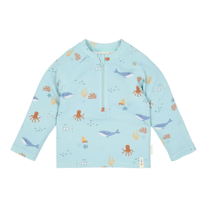 Camisola de Praia Manga Comprida - Ocean Friends | Little Dutch.