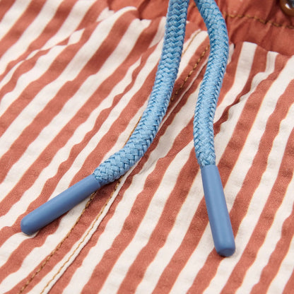 Calções de Praia Ocean Brown Stripes | Little Dutch