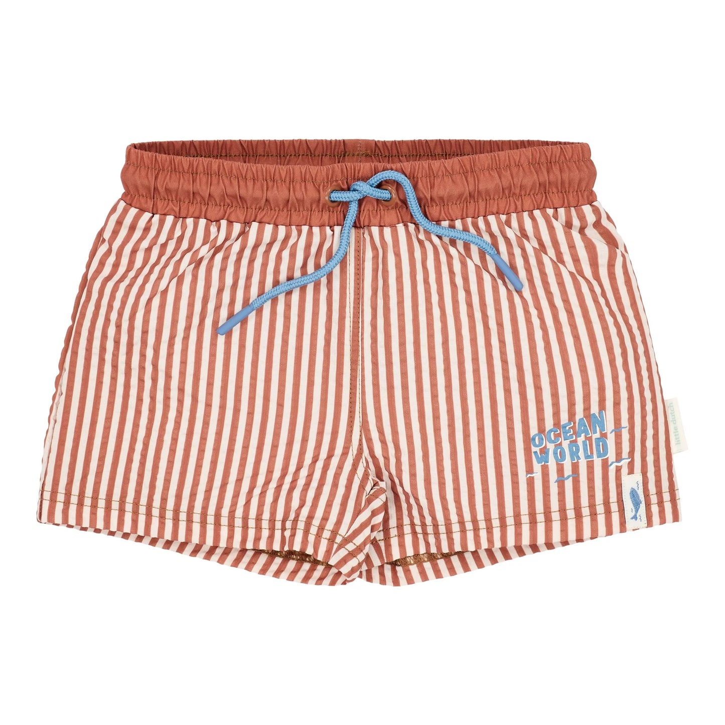 Calções de Praia Ocean Brown Stripes | Little Dutch