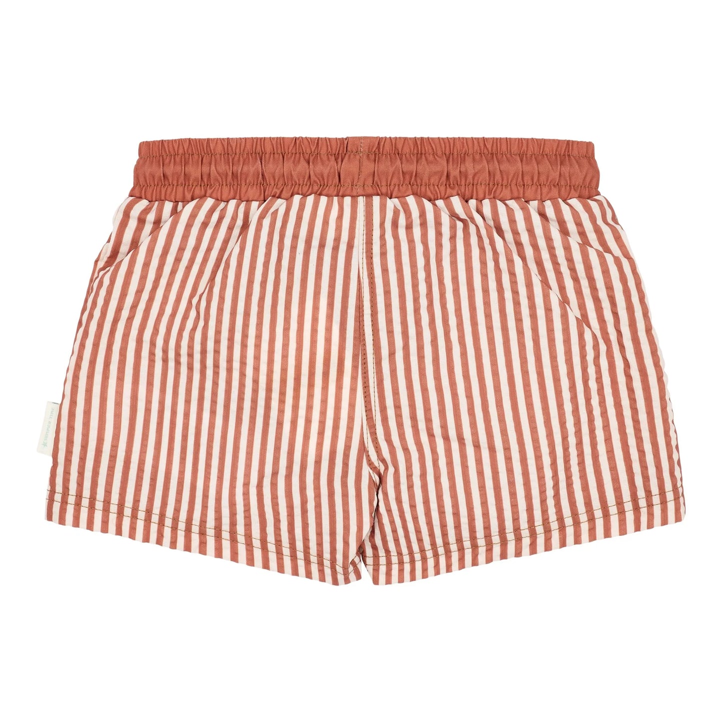 Calções de Praia Ocean Brown Stripes | Little Dutch