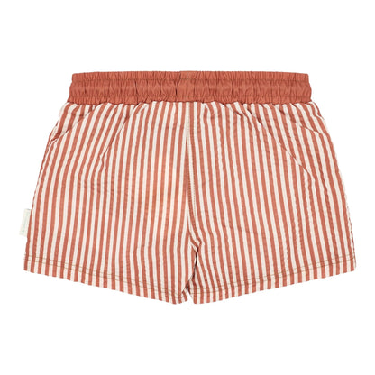 Calções de Praia Ocean Brown Stripes | Little Dutch