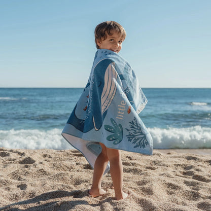 Toalha de Praia - Ocean World Azul | Little Dutch.