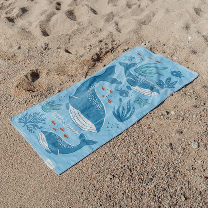 Toalha de Praia - Ocean World Azul | Little Dutch.