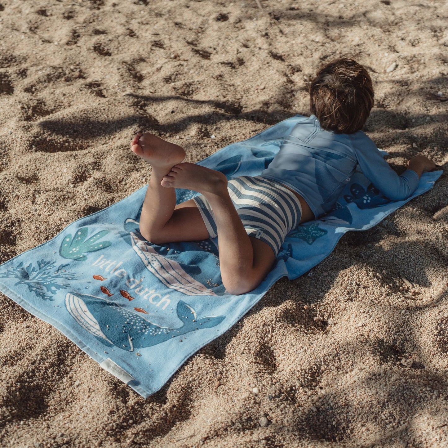Toalha de Praia - Ocean World Azul | Little Dutch.