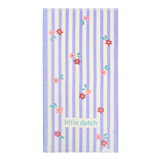 Toalha de Praia - Dreamy Purple Stripe | Little Dutch