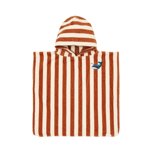 Poncho de Praia - Ocean World Castanho | Little Dutch.