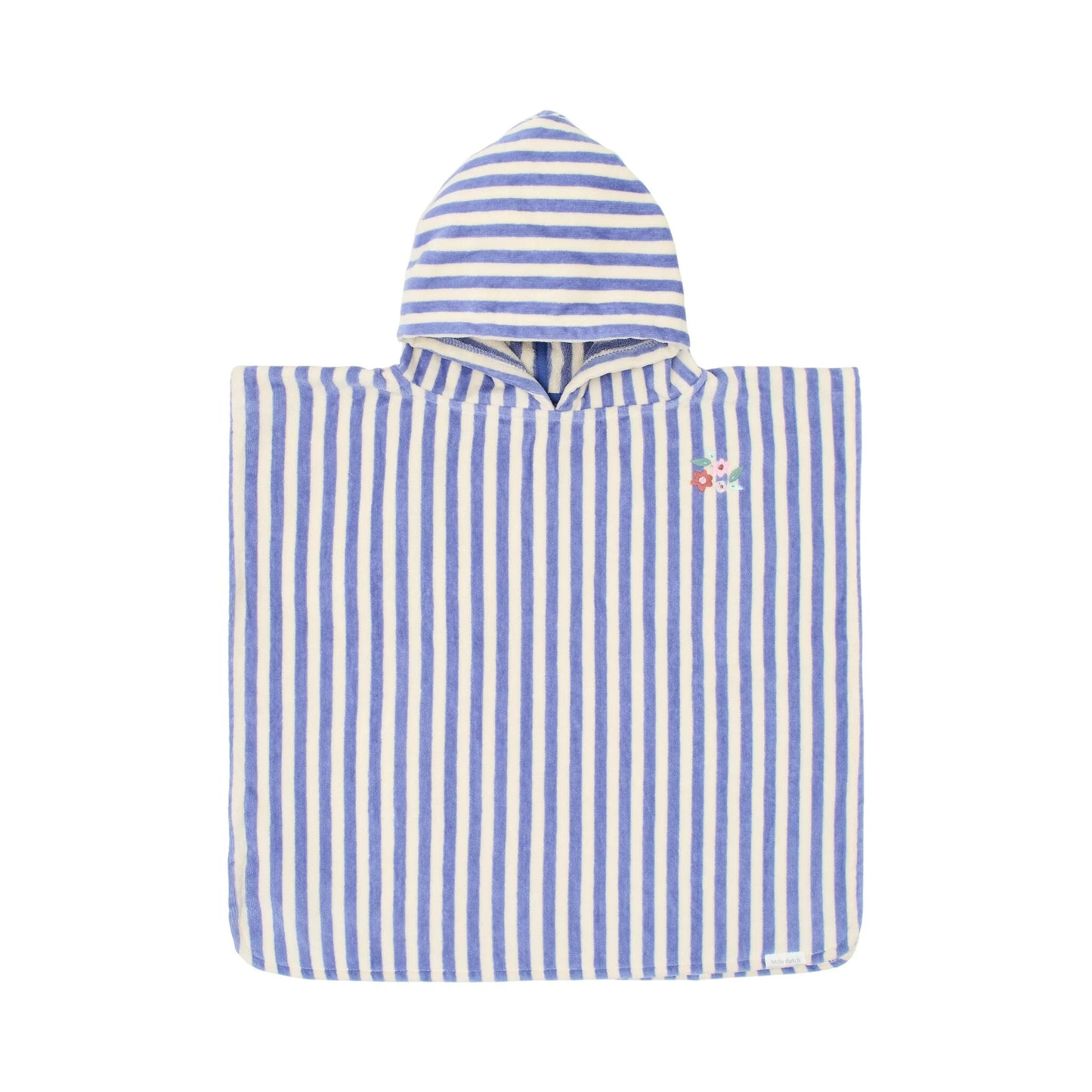 Poncho de Praia - Dreamy Purple Stripe | Little Dutch.