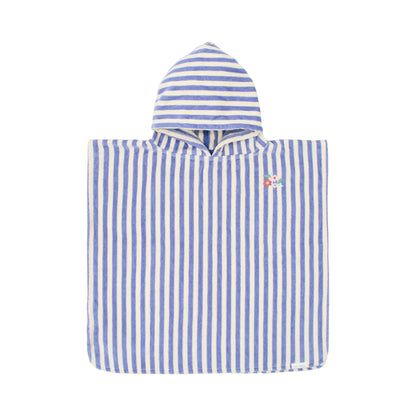 Poncho de Praia - Dreamy Purple Stripe | Little Dutch.