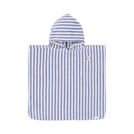 Poncho de Praia - Dreamy Purple Stripe | Little Dutch.