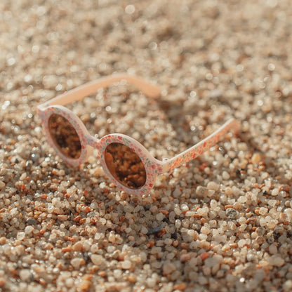 Óculos de Sol - Pink Floral Print | Little Dutch
