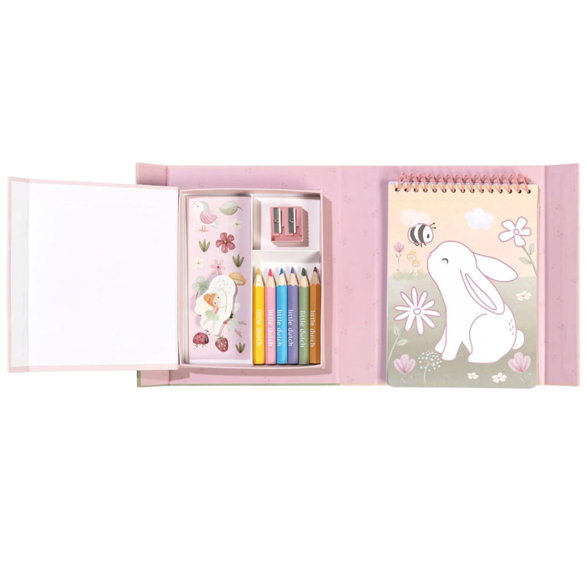 Conjunto de Colorir - Rosa Fairy Garden.