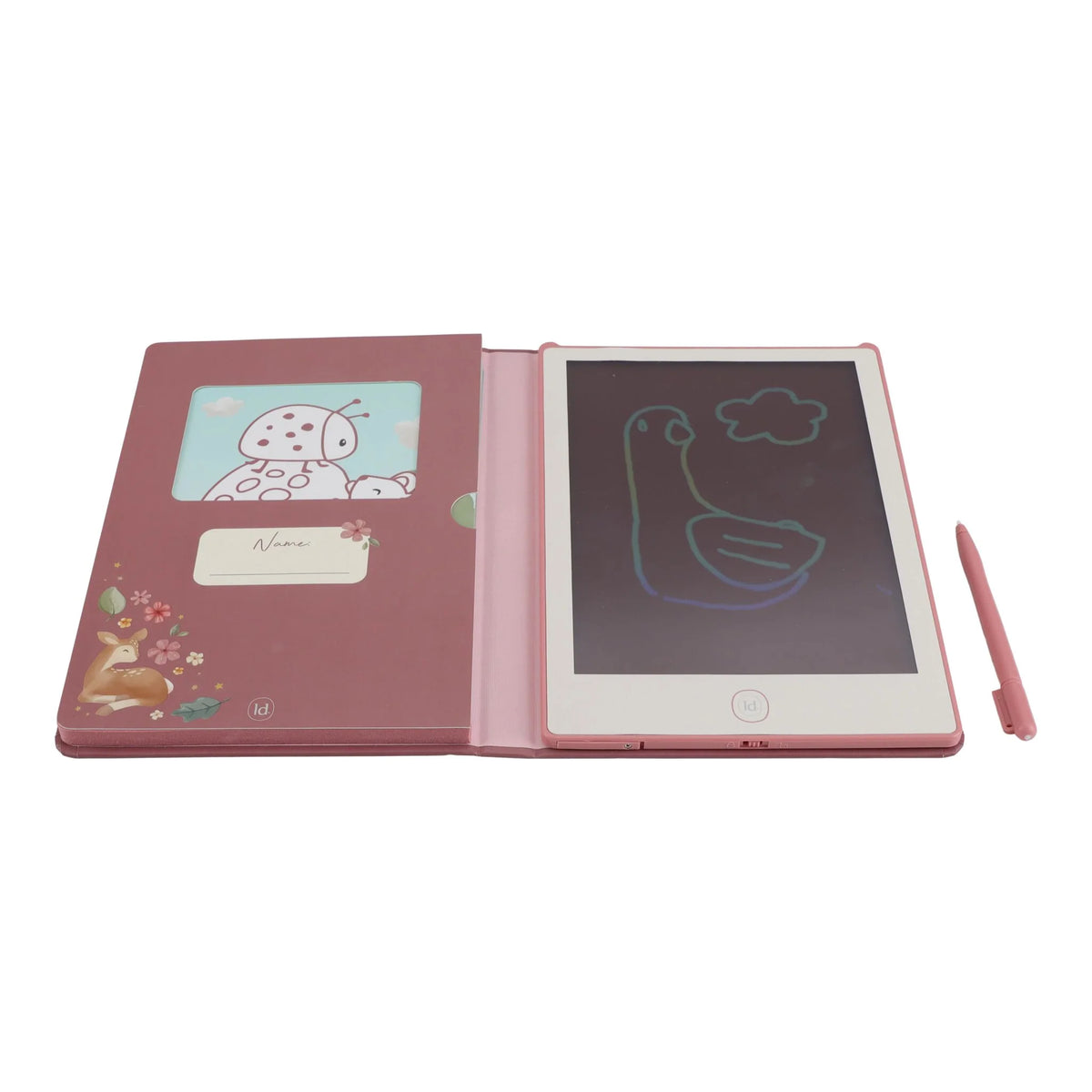 Tablet de Desenho C/ Ilustrações - Rosa - Fairies | Little Dutch.