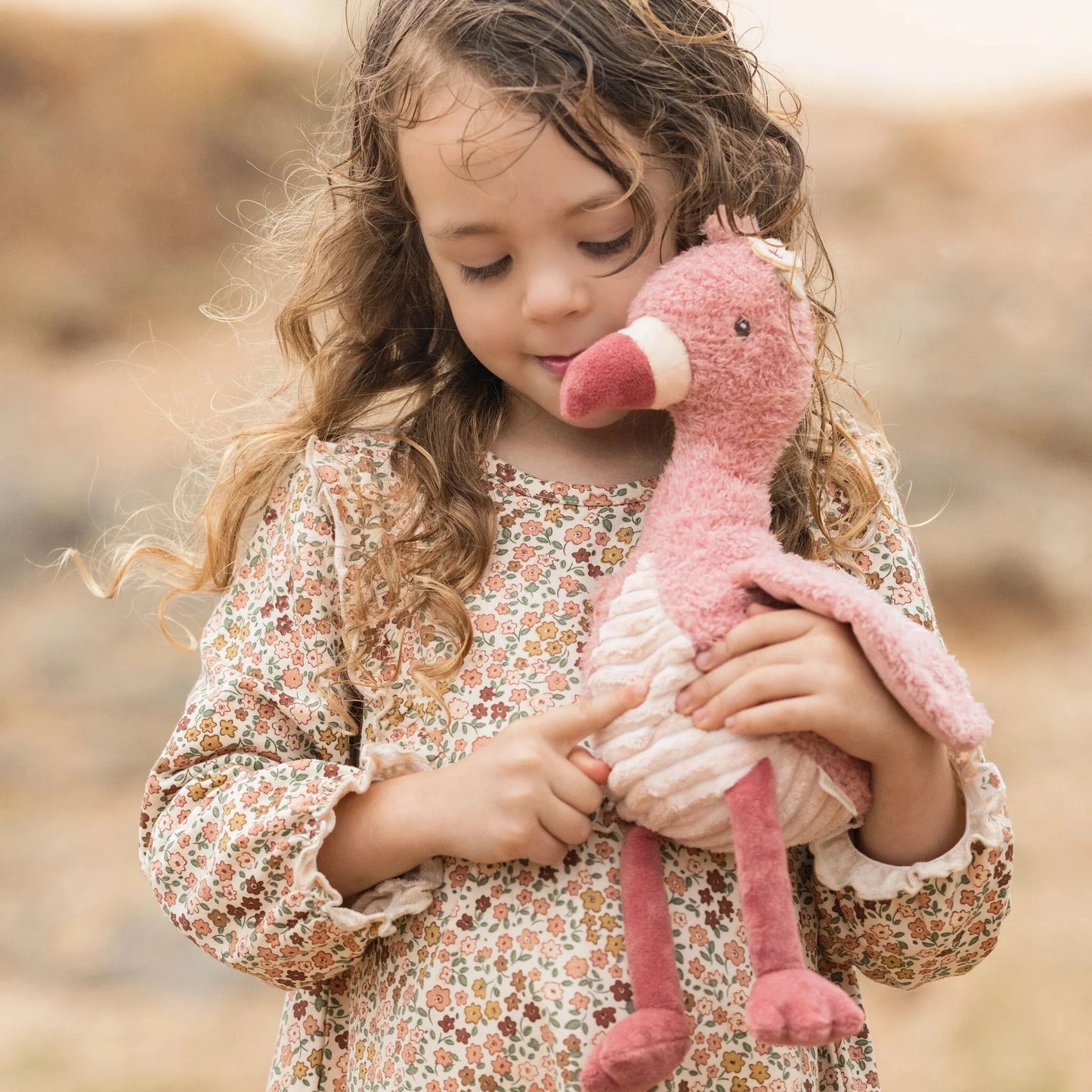 Peluche Flamingo 35 CM - Safari Friends | Little Dutch