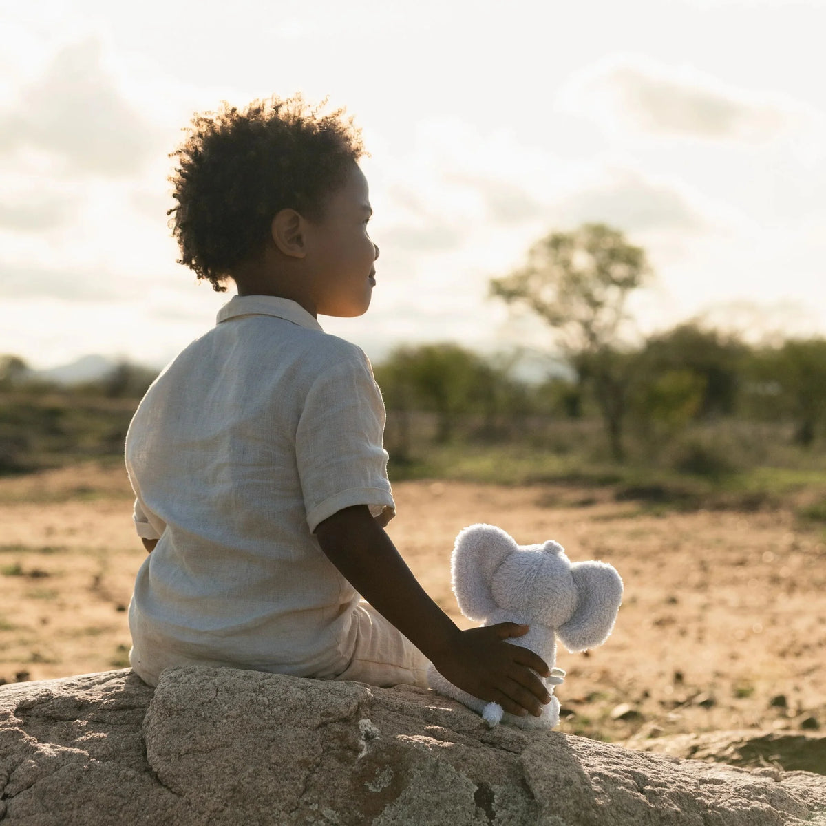 Peluche Elefante 17 cm Safari Friends | Little Dutch