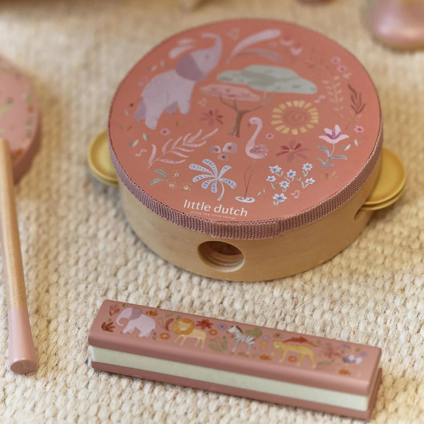Conjunto Musical Rosa - Safari Friends | Little Dutch.