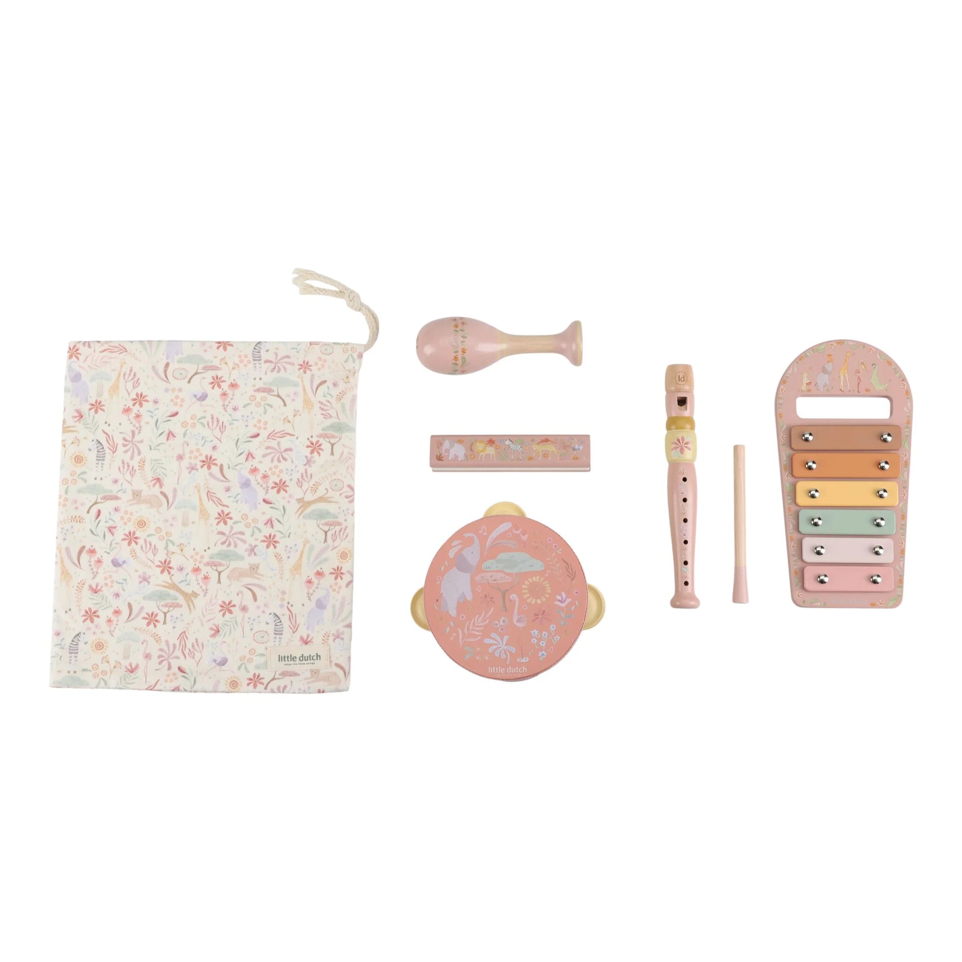 Conjunto Musical Rosa - Safari Friends | Little Dutch.