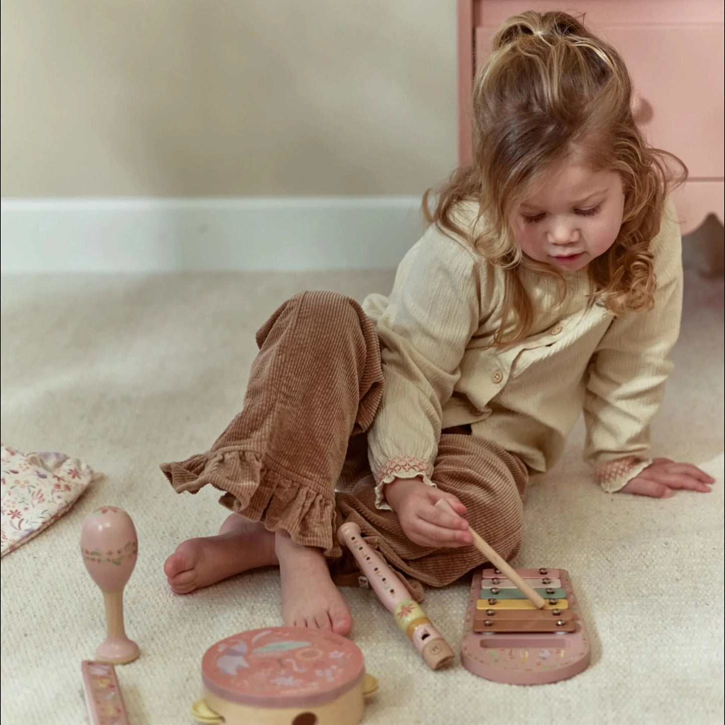 Conjunto Musical Rosa - Safari Friends | Little Dutch.