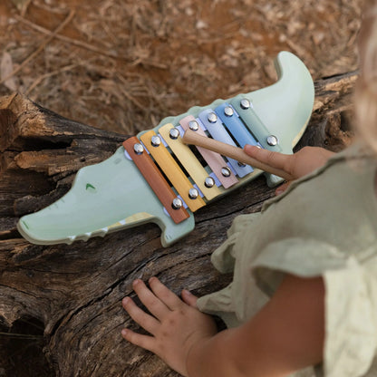 Xilofone Crocodilo - Safari Friends | Little Dutch