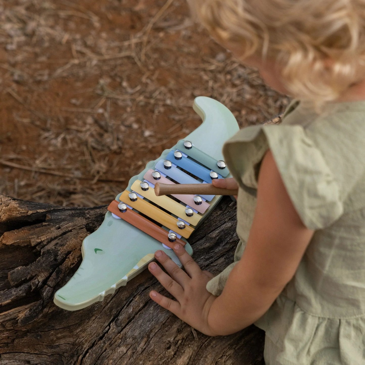 Xilofone Crocodilo - Safari Friends | Little Dutch