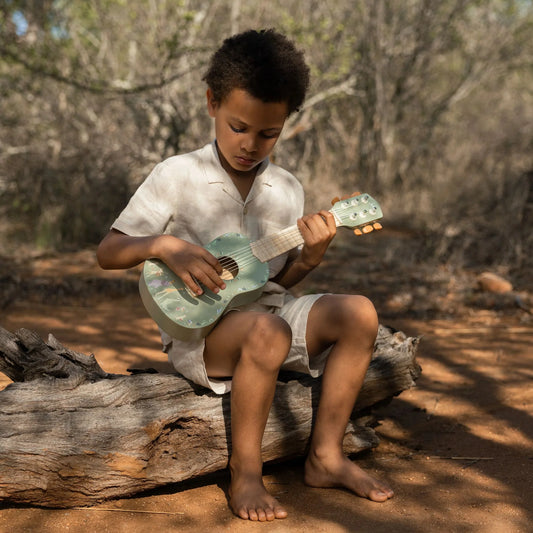 Guitarra de Madeira Verde - Safari Friends | Little Dutch.