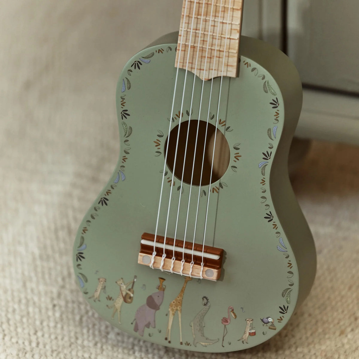 Guitarra de Madeira Verde - Safari Friends | Little Dutch.