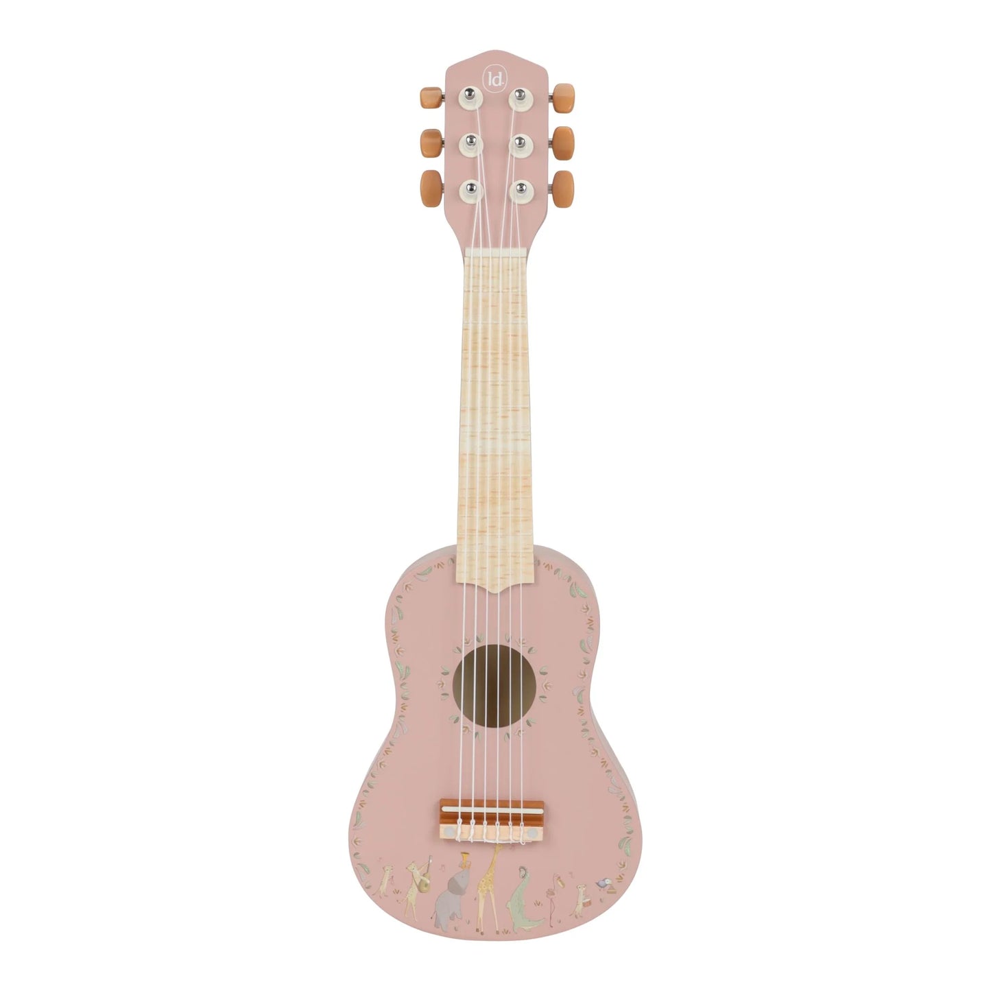 Guitarra de Madeira Rosa - Safari Friends | Little Dutch
