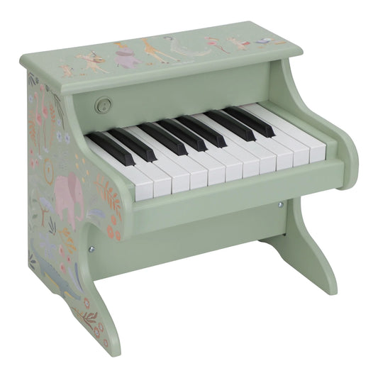 Piano de Madeira Verde - Safari Friends | Little Dutch.