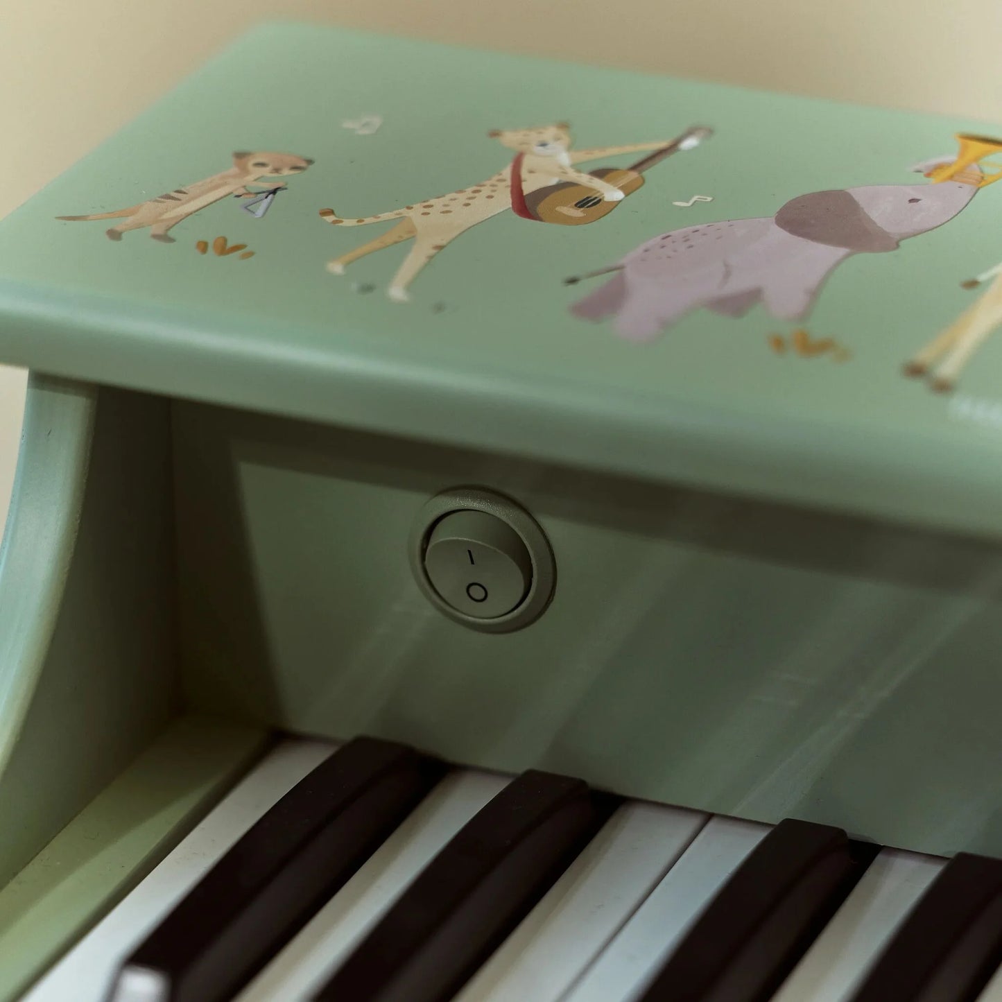 Piano de Madeira Verde - Safari Friends | Little Dutch.