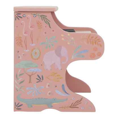 Piano de Madeira Rosa - Safari Friends | Little Dutch