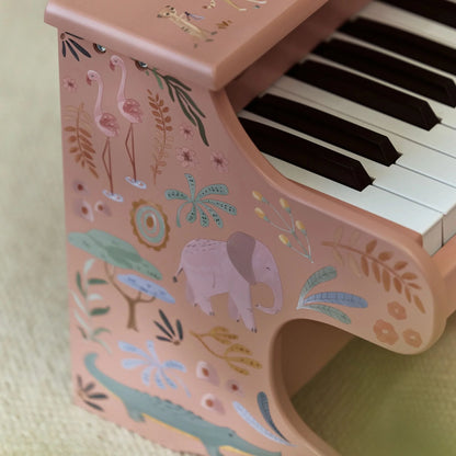 Piano de Madeira Rosa - Safari Friends | Little Dutch