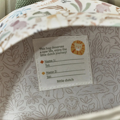 Mochila Pré-escolar - Safari Friends - 29cm | Little Dutch