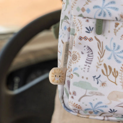 Mochila Pré-escolar - Safari Friends - 29cm | Little Dutch