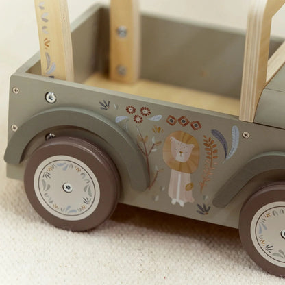Carro de Empurrar em Madeira - Safari Friends.