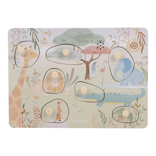 Puzzle Sonoro - Safari Friends.