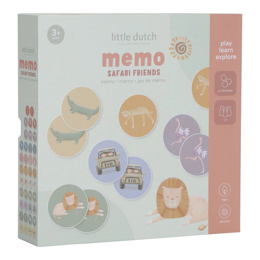 Jogo de Memória - Safari Friends